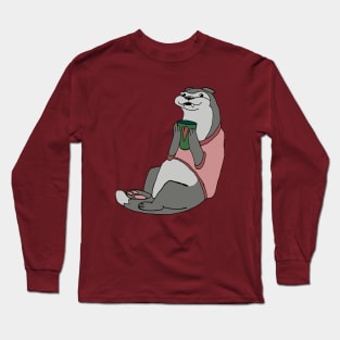 happy ferret Long Sleeve T-Shirt